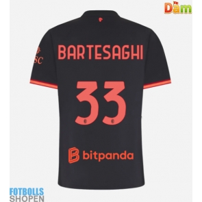 Billiga AC Milan Davide Bartesaghi #33 Tredjeställ Dam 2026-27 Kortärmad